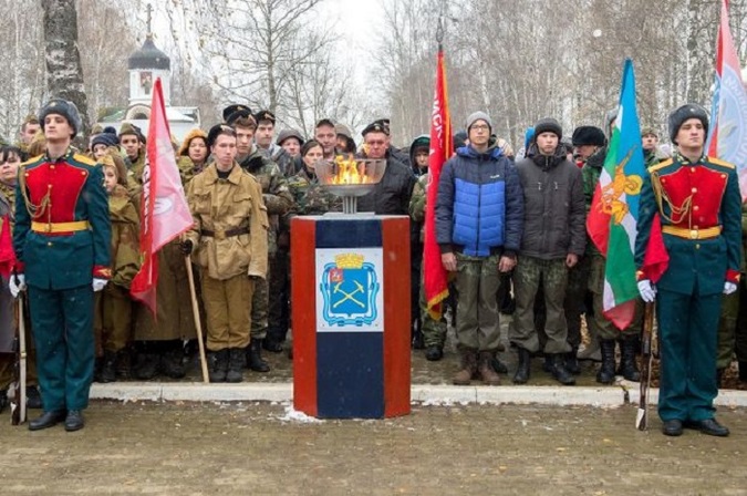 Торжественное закрытые Вахты Памяти
