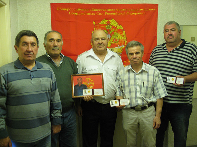 Ряды ветеранов пополнились