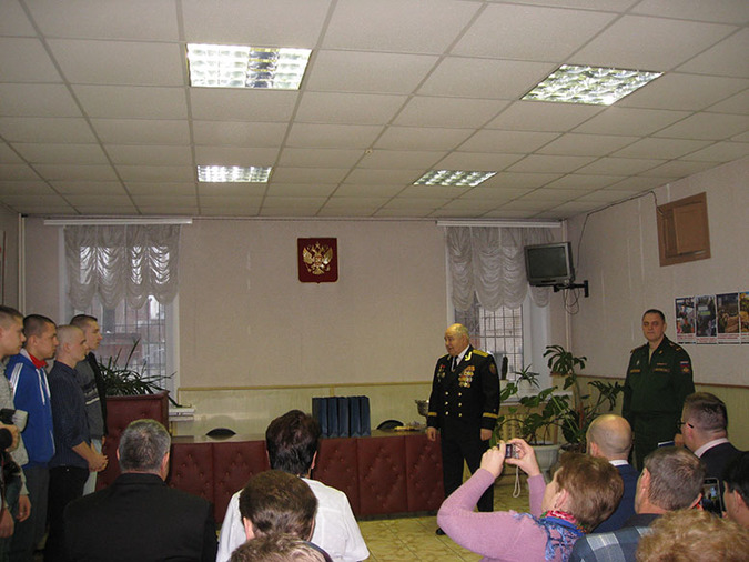 На службу в Президентский полк.