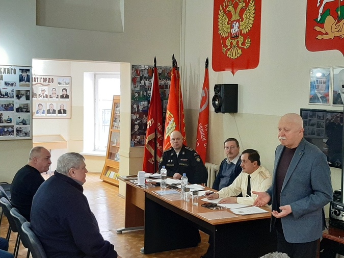 В Подольском местном отделении МОРО ОООВ ВС РФ подвели итоги работы в 2019 году и определили задачи на 2020 год.