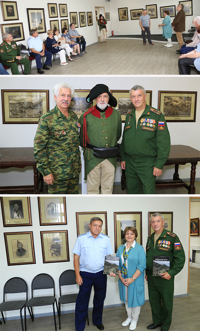 На выставке «Швейцарский крест Суворова».