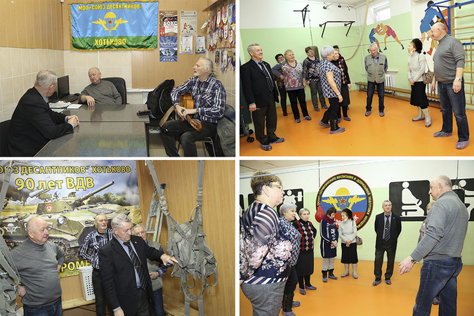 Встреча ветеранов в военно-патриотическом клубе «Разведчик».