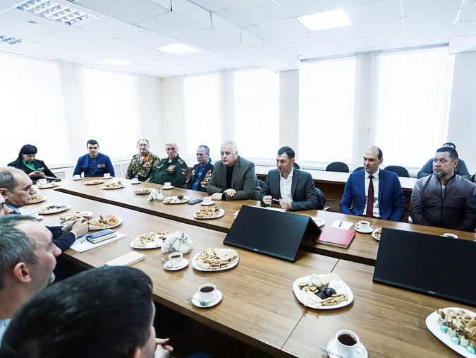 Встреча с представителями общественных ветеранских организаций