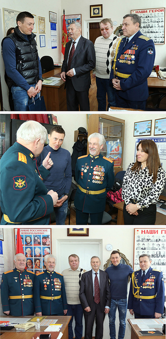  Встреча ветеранов с Депутатом А.Легковым.
