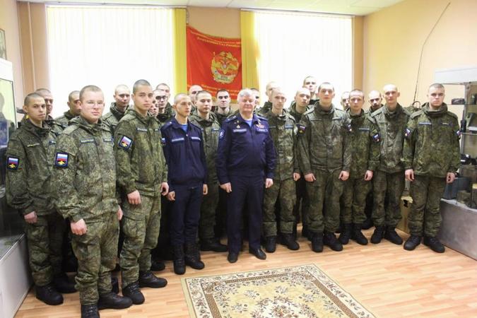 Встреча с молодыми воинами