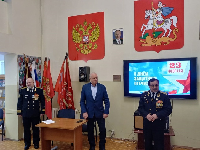 Торжественное заседание в подольском Доме ветеранов 