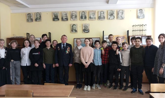 Ветеран провел Урок мужества
