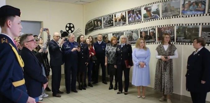 Ветераны ВС на открытии школьного музея