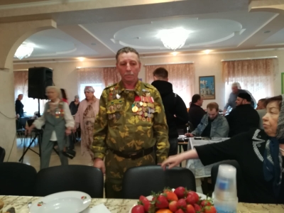 Навстречу Дня Победы вместе с братьями мусульманами.