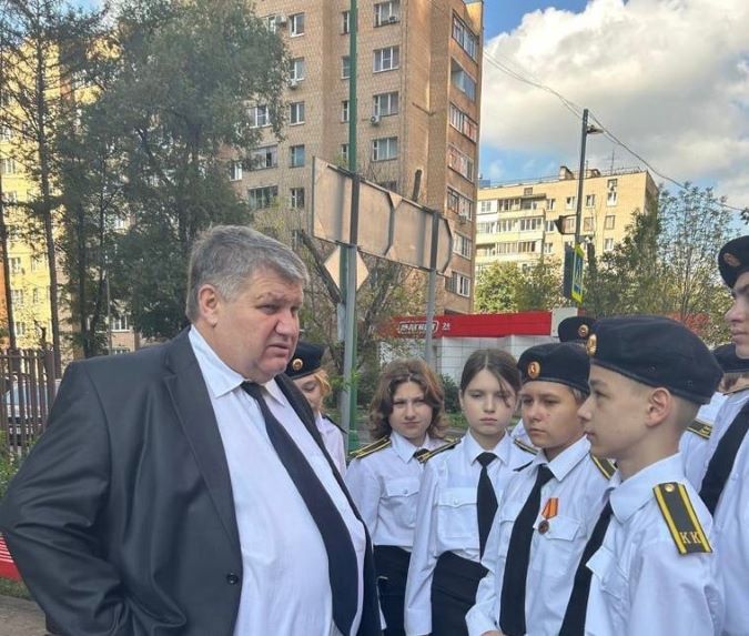 Встреча ветерана с кадетами