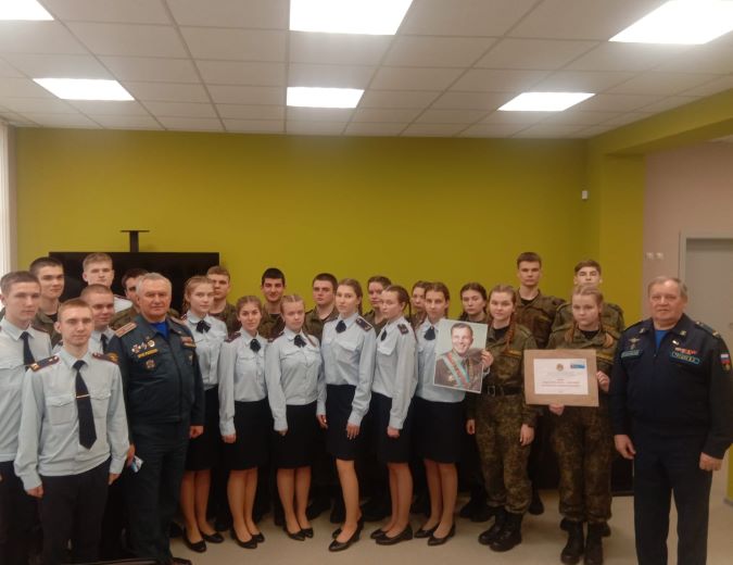 Ветераны провели Урок Мужества 