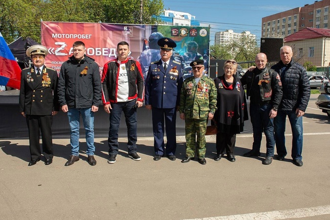 Мотопробег "Za Победу!" в Подольске