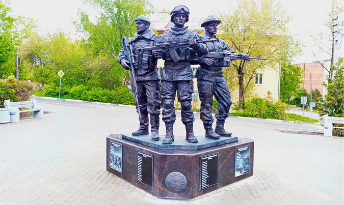 Открытие памятника в Кашире