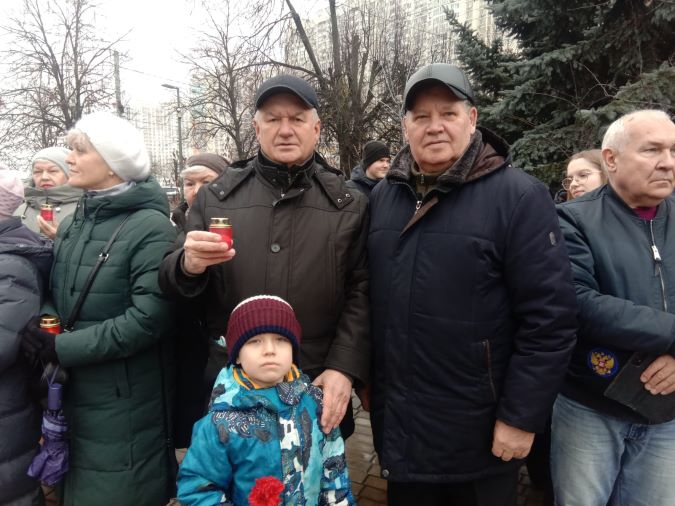 Участие ветеранов в акции «Блокадный хлеб» 