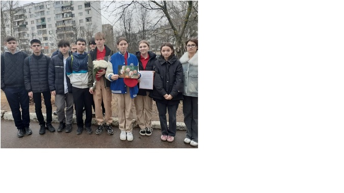 Чествование Ветерана ВОВ