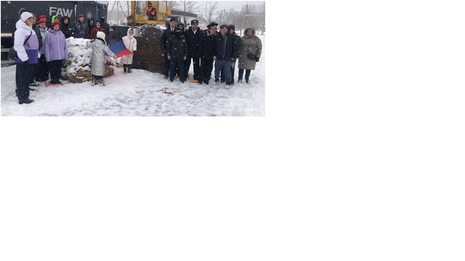 Установка мемориальных камней в «Саду камней»
