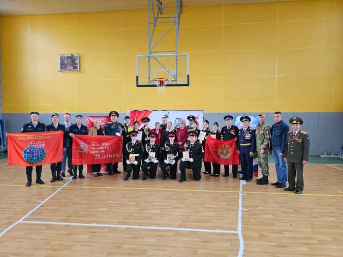 Смотр строя и песни перед Днем Победы