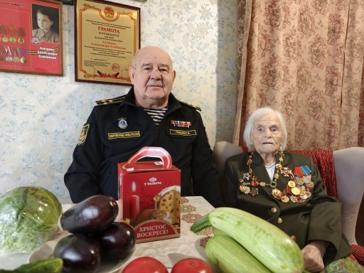 В гостях у фронтовички