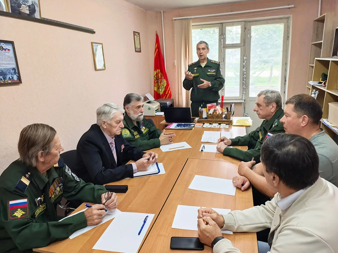 Рабочее заседание Дмитровского местного отделения ветеранов ВС РФ