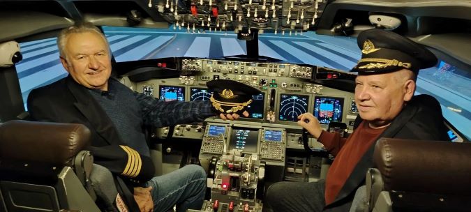 Военные ветераны «осуществили полет» на Boeing 737 NG в качестве пилота самолета