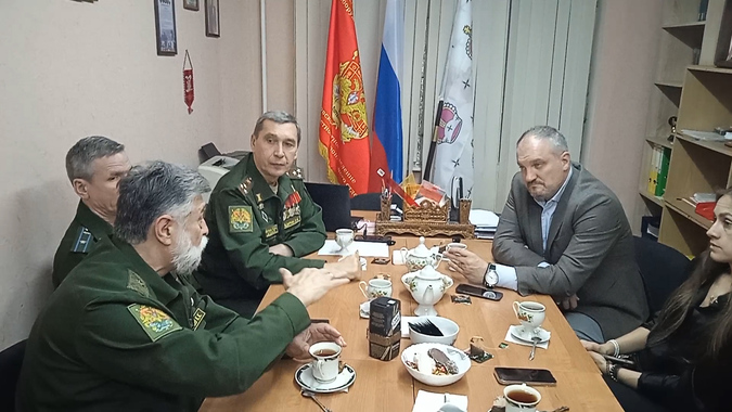 На встрече с главой администрации 