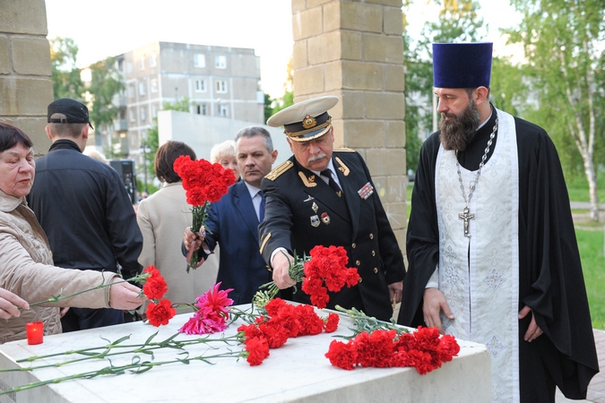 Акция Свеча памяти в Павловском Посаде