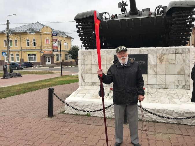 Главные слова о танкистах в день Танистов произнес ветеран боевых действий в Эфиопии подполковник Виктор Дрождин