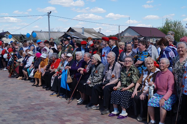 Ветераны ВС  Павловово-Полсадского местного отделения  на митинге в Городке