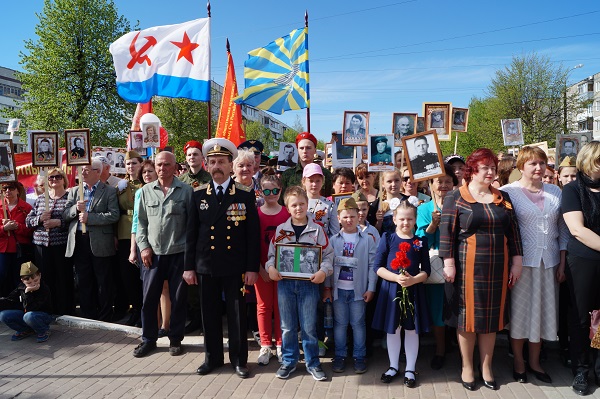 Ветераны ВС на митинге 9 мая 2018 год Павловский Посад