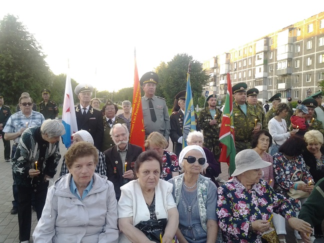 Патриотическая Акция Свеча Памяти в Павловском Посаде