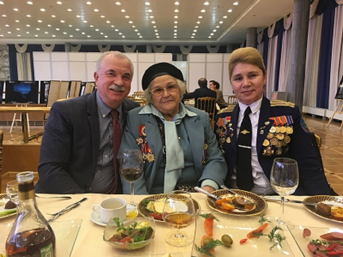 Фронтовики на приёме в Кремле 220218